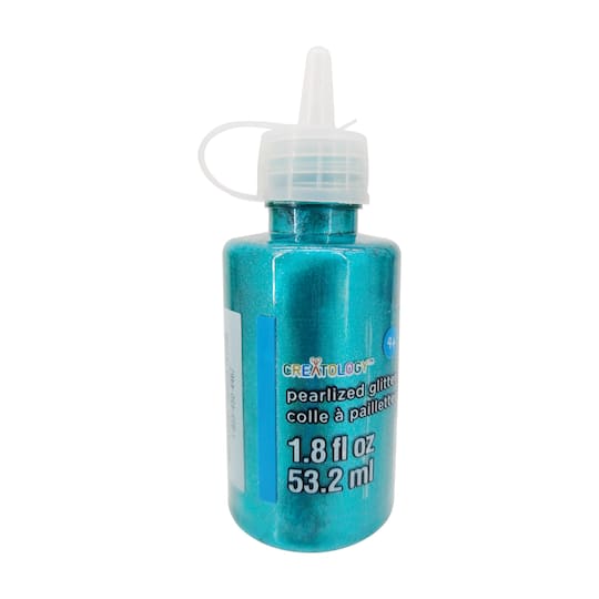 1.8oz. Turquoise Pearlized Glitter Glue by Creatology™